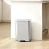 HOMCOM Vuilnisbak 20 liter, trapmodel met zachte sluiting, Productafbeelding-voorbeeld 2