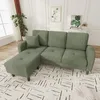 Merax L-vormige hoekbank met chaise longue, 3-zits bank met Productafbeelding-voorbeeld 4