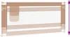 vidaXL Barrière de sécurité pour jeune enfant Taupe 200x25 Voir les images du produit 6