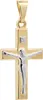 Gold Anhänger Kreuz Korpus  mit Goldkette  333-8 Karat Gold Produktbild-Vorschau 5