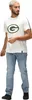 Recovered  NFL Green Bay Packers Slub T-Shirt Ecru Produktbild-Vorschau 3