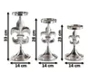 Kerzenhalter LILY aus Metall in silber 3er Set Produktbild-Vorschau 4