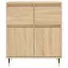 vidaXL Příborník Sonoma Dub 60x35x70 cm výrobek ze dřeva Náhled obrázku produktu 5