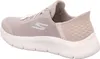 A side view of a beige Skechers sneaker. Anteprima dell’immagine prodotto