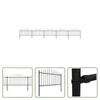 The Living Store Gartenzaun mit Speerspitzen Stahl (1,25 - Produktbild-Vorschau 6