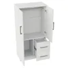 Armoire à 2 portes et 2 tiroirs 70 x 135 x 40 cm Armoire Voir les images du produit 12
