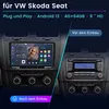 Android Autoradio 9 Zoll 4+64GB für VW Golf 5 6 Tiguan 5N Produktbild-Vorschau 4