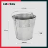 KOTARBAU® Kovové vědro 10 l Pozinkované vědro Plechové Náhled obrázku produktu 3