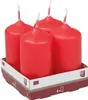 4 Stumpen rot 4x8 cm 416081 Produktbild-Vorschau 2