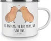 Mr. & Mrs. Panda Emaille Becher Capybara Liebe - Weiß - Produktbild-Vorschau 3