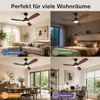 Deckenventilator mit Beleuchtung und Fernbedienung, Φ132cm Produktbild-Vorschau 8