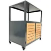 abc HOME Outdoor Küchenwagen Grill Beistellwagen Produktbild-Vorschau 5