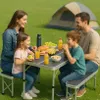 Campingtisch Set GREEN HILL Klapptisch Bank Aluminium Produktbild-Vorschau 2
