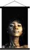 MuchoWow® Textilposter Frau - Lehm - Farben 60x90 cm mit Produktbild-Vorschau 1