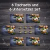 Tischset 6x45x30 cm + 6x10fi cm Platzset Tischmatte Produktbild-Vorschau 4