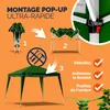 CASARIA® Tonnelle de jardin pliable Capri 3x3m Pop-Up Voir les images du produit 2