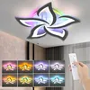 50W Blumenform LED Deckenleuchte mit RGB Farbwechsel Lamp, Produktbild-Vorschau 2