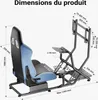 Wiltec Simulateur de conduite – 71 x 136 x 108 cm – Voir les images du produit 3