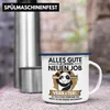 Trendation - Jobwechsel Emaille Tasse Geschenk Neuer Job Produktbild-Vorschau 4