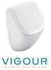 VIGOUR DERBY Urinal mit Deckel SoftClose verdeckter Zulauf Produktbild-Vorschau 1