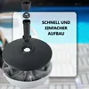 Sonnenschirmständer rund für 3,5-5cm Schirmständer Grau Produktbild-Vorschau 6