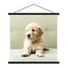MuchoWow® Textilposter Golden Retriever Welpe auf dem Sofa Produktbild-Vorschau 1