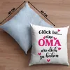 Trendation - Oma Deko-Kissen mit Füllung 40x40 mit Spruch Produktbild-Vorschau 4