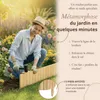 Floranica Bordure de jardin flexible 30 x 100 cm naturel Voir les images du produit 5