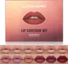 Mattes Lipgloss-Lippenkonturenstift-Set, 12-teilig Produktbild-Vorschau 3
