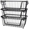 Vilde | Obstkörbe 3er Set - 32x20x13,5 cm - Metall Produktbild-Vorschau 3