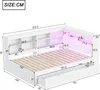 Flieks Tagesbett Schlafsofa 140x200cm mit USB & Steckdosen, Produktbild-Vorschau 7