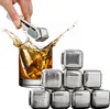 bremermann Eiswürfel Set 10tlg. // 8x Edelstahl-Eiswürfel, Produktbild-Vorschau 1