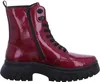 A single red boot with a black sole and laces, shown from the side against a white background. Náhled obrázku produktu