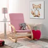 Kindersessel - Pink - Birkenschichtholz - Webstoff Produktbild-Vorschau 2