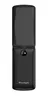 A black flip phone is shown against a white background. Produktbild-Vorschau