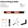Heatix Infrarot Heizstrahler Terrasse 3000W, App, 9 Stufen, Produktbild-Vorschau 6