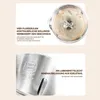 Two informational panels about a kitchen appliance, one showing the inside of the blender jug with food being processed, and the other showing the interior lining of the appliance. Produktbild-Vorschau