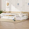 Lit au sol Montessori 140 x 200 cm pour enfant, structure Voir les images du produit 2