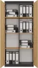 Büro-Regal RS-80 HEMN Anthrazit/Eiche Artisan Produktbild-Vorschau 5