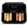 Heißluftfritteuse XXL doppel Airfryer 2600W / 9L (2x 4,5L Produktbild-Vorschau 1
