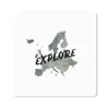MuchoWow® Mauspad Mousepad Karten - Europa - Aquarell - Produktbild-Vorschau 1