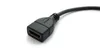 SYSTEM-S HDMI Kabel 20 cm Micro Stecker zu Standard Buchse Produktbild-Vorschau 3