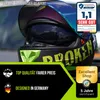 Broken Head BeProud Pro Sport Integralhelm Grün Mit Klarem Produktbild-Vorschau 2