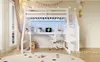 Hoogslaper 90x200 cm met L-vormig bureau, LED-verlichting, Productafbeelding-voorbeeld 9