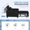 HOMCOM 3-in-1 Schlafsessel, Klappbett mit Bettfunktion, Produktbild-Vorschau 5