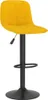 A single yellow bar stool on a white background. Voir les images du produit