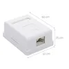 kwmobile 5x CAT 6A Aufputz Netzwerkdose 1 Port - RJ45 Produktbild-Vorschau 6