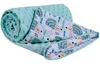 Babydecke für babys Baumwolle, 75x100, Minze Igel mit Produktbild-Vorschau 1