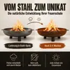 MOODZ Feuerschale Feet & Handle Ø 80 cm Produktbild-Vorschau 5