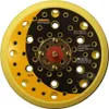 A top-down view of a circular sanding pad. Anteprima dell’immagine prodotto